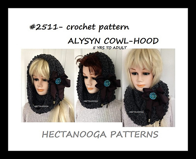 2511- Chenille Cowl-Hood