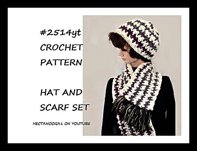 2514yt- HAT AND SCARF SET