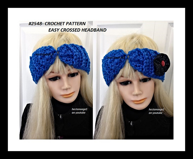 2548- Crossed Headband