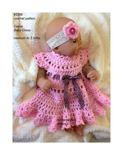 2566- Cerise Baby Dress