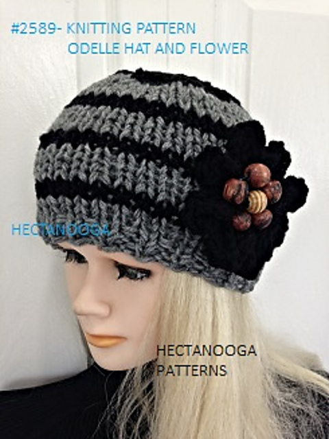 2589- ODELLE hat & flower