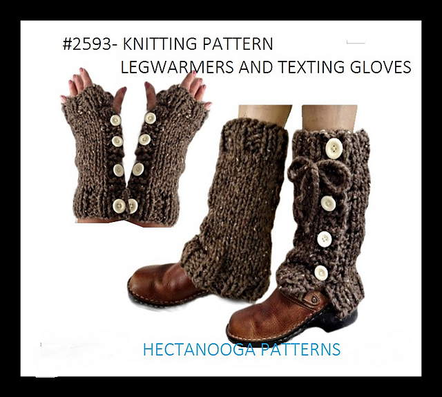 2593- Wool Ease Legwarmers
