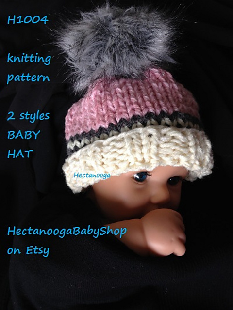 H004- Tri-Color Baby Hat