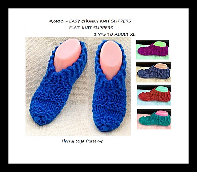 2613 - Chunky flat-knit Ribbed Slippers