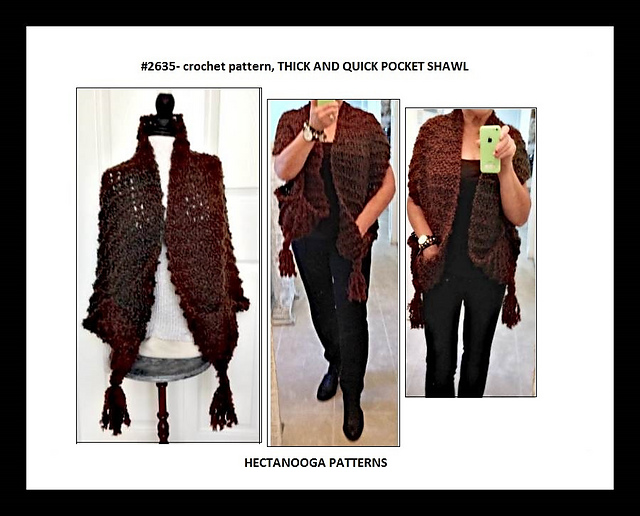 2635 - C- Pocket Shawl