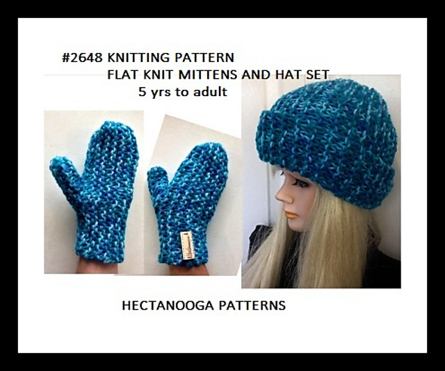 2648-Beginner mittens/hat set
