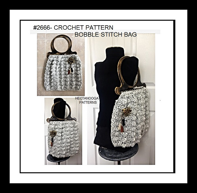 2666- Bobble Stitch Bag