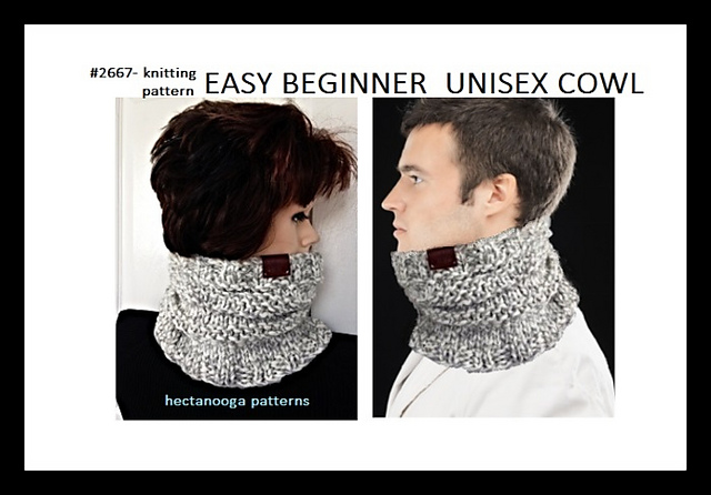 2667- Unisex Knit Cowl