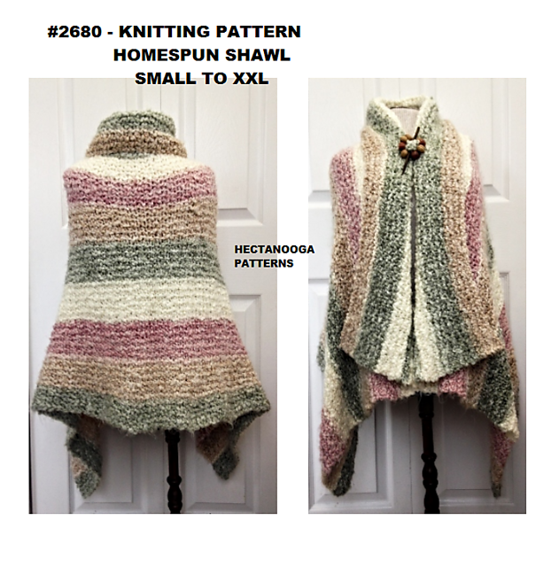 2680 - Homespun Shawl