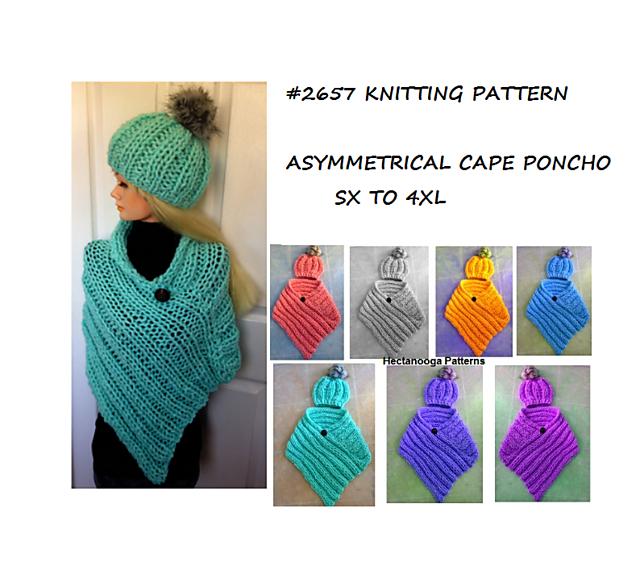 2657 - Asymmetrical Poncho