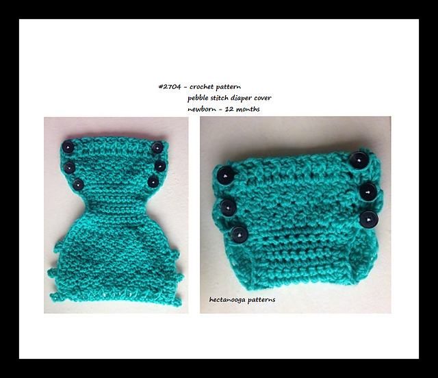 2704 - Buttoned Diaper Cover
