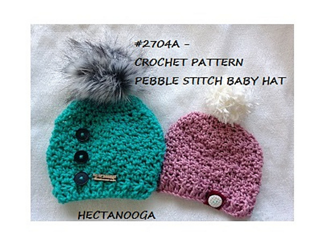 2704A- Pebble Stitch Baby Hat