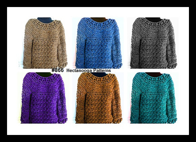 866-XL-2XL Oversized Pullover
