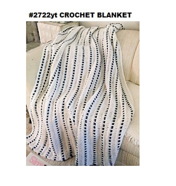 2722yt-Easy Striped Blanket