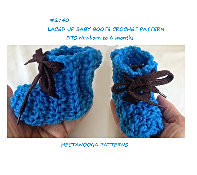 2740 - LACED UP BABY BOOTIES