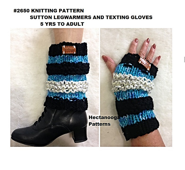 2650 - SUTTON Legwarmers/Texting Gloves