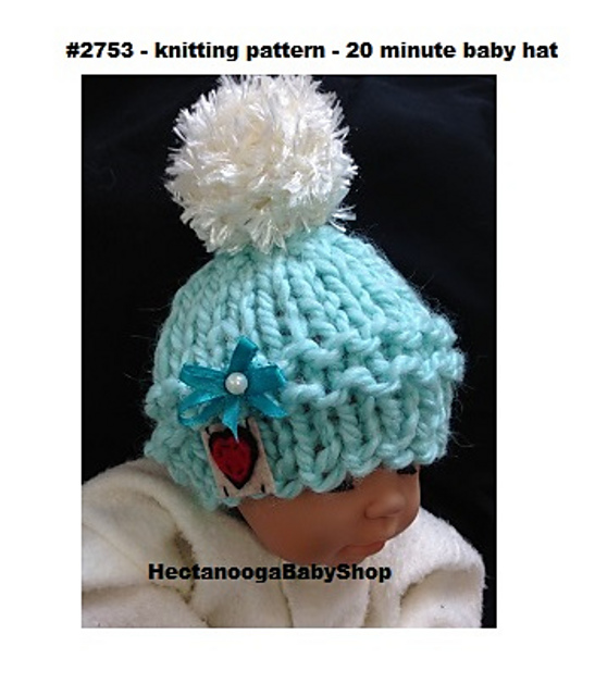2753- 20 MINUTE BABY HAT