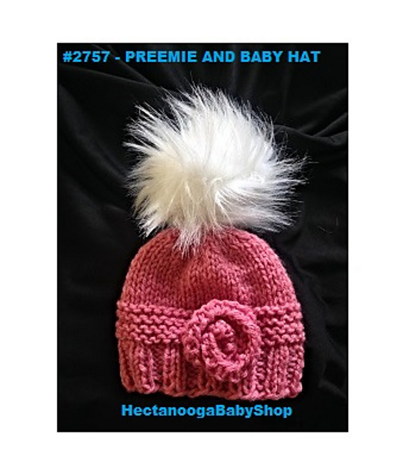 2757- PREEMIE & baby hat