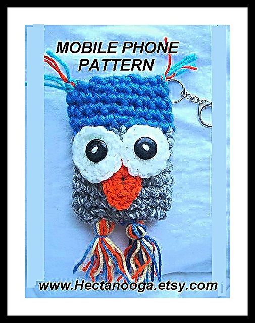 367, OWL MOBILE PHONE POUCH, CELL PHONE
