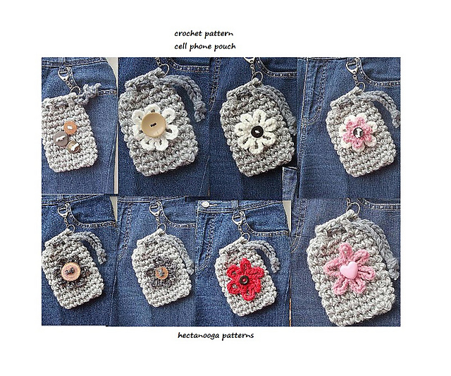 366, CROCHET CELL PHONE MOBILE PHONE CASE
