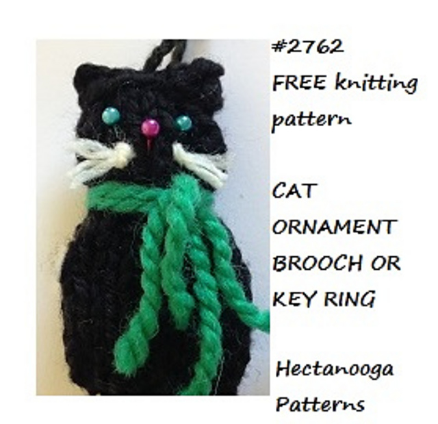 2762 - HALLOWEEN CAT KEY RING