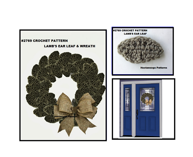 2769 - LAMB'S EAR WREATH