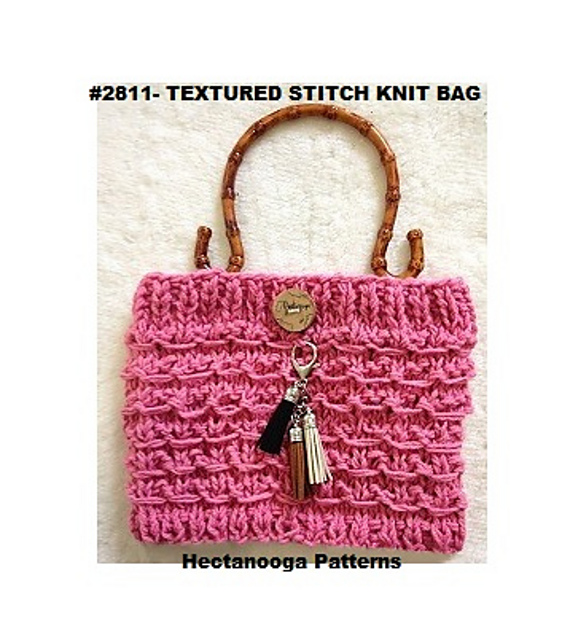 2811 - B- Textured Knit Bag