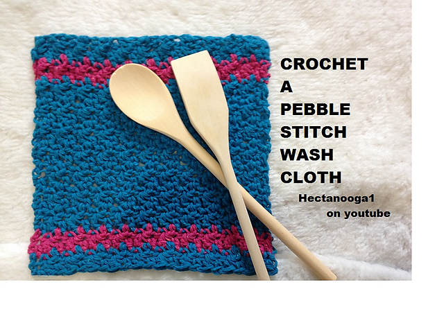 Pebble Stitch Washcloth