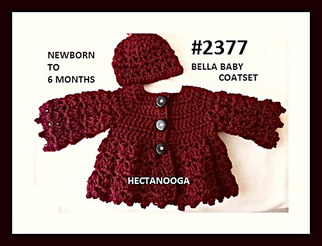 2377-BELLA baby coat set