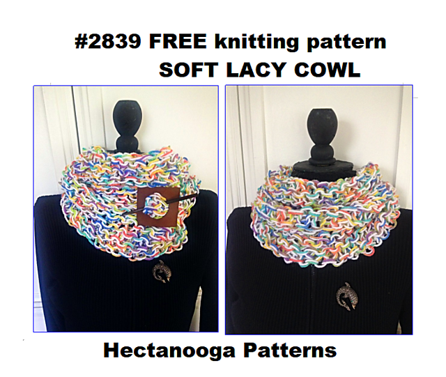2839 SOFT LACY COWL