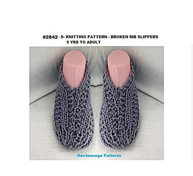 2842 - BROKEN RIB Slippers