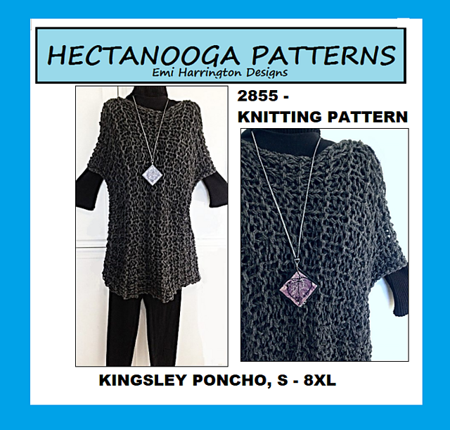 2855- KINGSLEY KNIT PONCHO