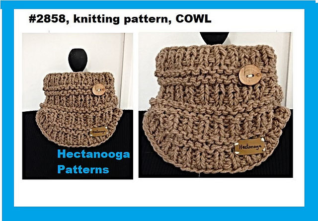 2858 - L - KNIT Cowl Scarf
