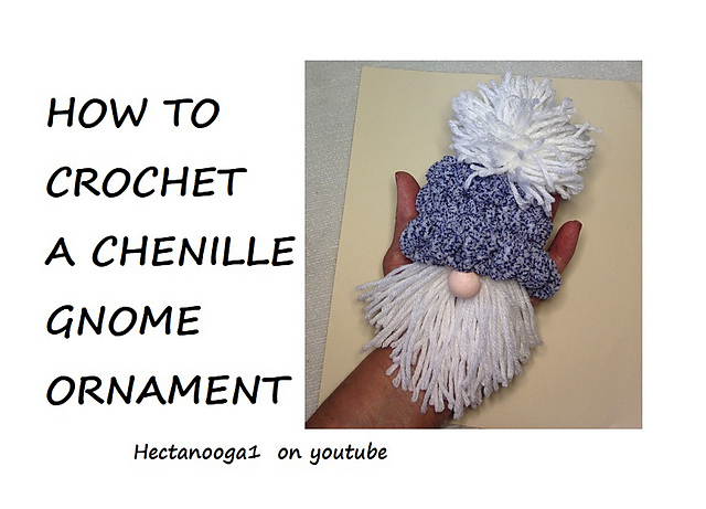 Chenille Gnome Ornament