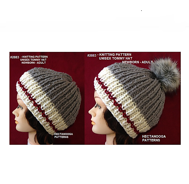 Ravelry: 2883 - TOMMY hat pattern by Emi Harrington