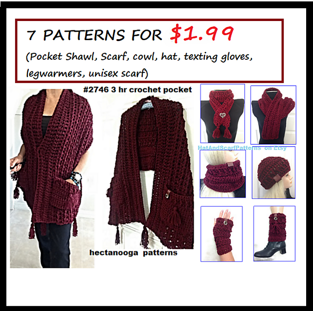 2746 - 3 HOUR POCKET SHAWL