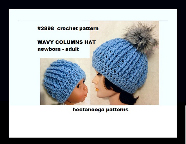 2898 - WAVY COLUMNS Hat