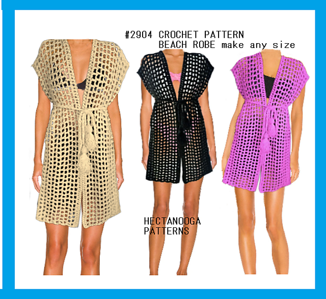 2904 - Beach Robe Cover-up