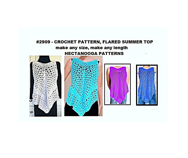 2909 - Flared Sleeveless Top