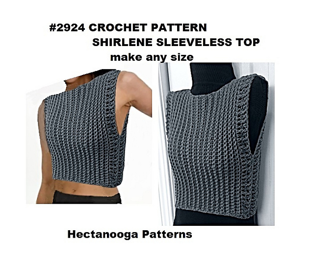 2924 - SHIRLENE sleeveless shell top