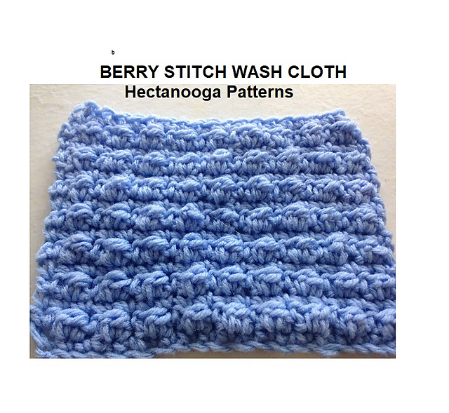 BERRY STITCH washcloth