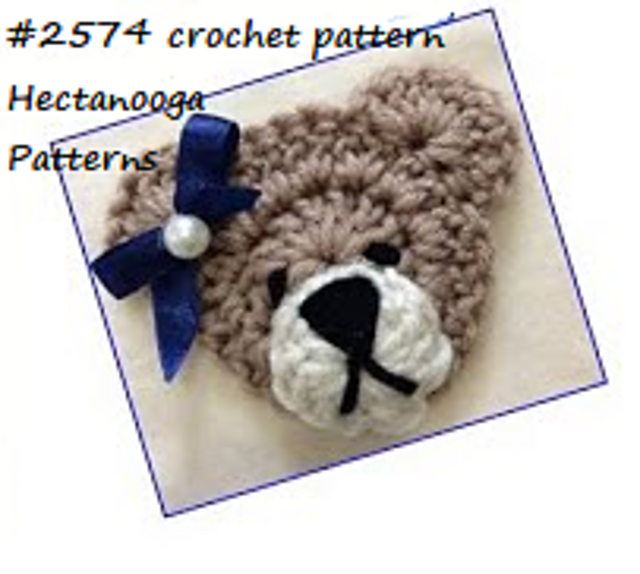2574- yt BEAR APPLIQUE