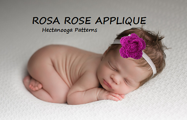 ROSA rose applique