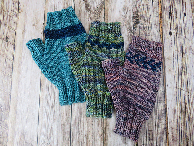 Simple Colorwork Mitts