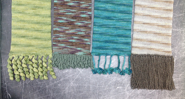 CSM Scarf with Crochet Trim