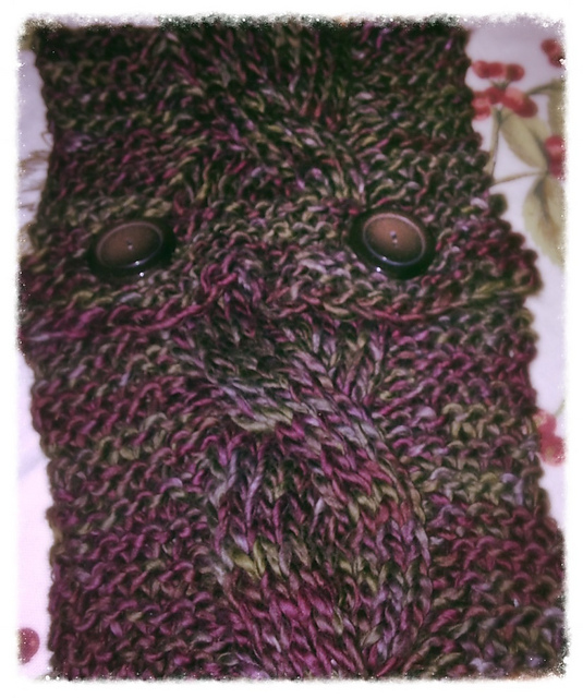 Quick Chunky Cabled Cowl