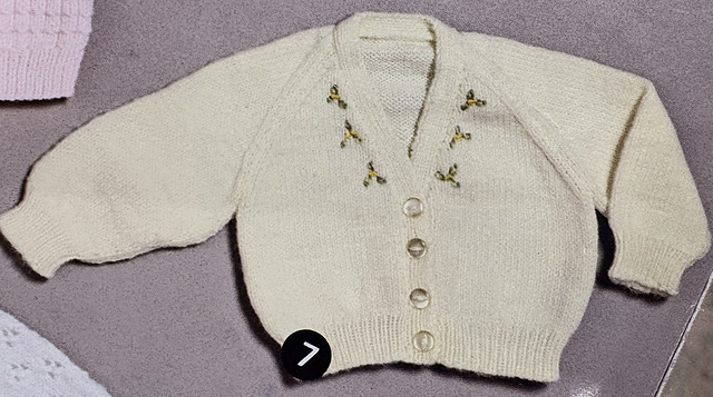 7. Baby's Cardigan
