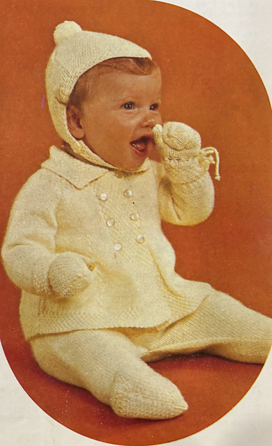 No. 1 - Knitted Pram Set