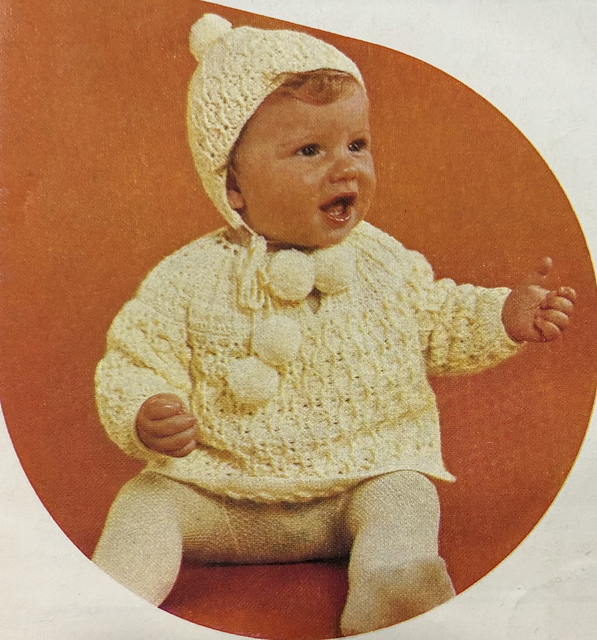 No. 4 - Crocheted Smock and Hat