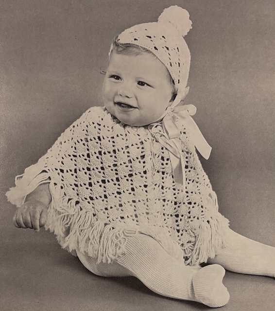 No. 5 - Crocheted Poncho and Hat